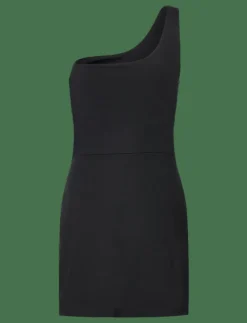 Girlfriend Collective Bianca Dress, One Shoulder - Klänningar BLACK