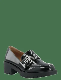 Bianco BIAPEARL Buckle Loafer Faux Leather - Loafers med klack BLACK PATENT Hot