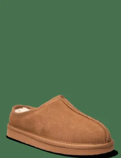 Bianco BIASNOW Slip In Shoe Suede - Platta mules COGNAC Discount