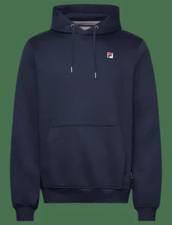 FILA BIELLA regular hoodie - Huvtröjor BLACK IRIS New