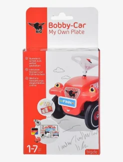 BIG Bobby Car Accessories Number Plate - Leksaksfordon & Bil MULTI COLOURED