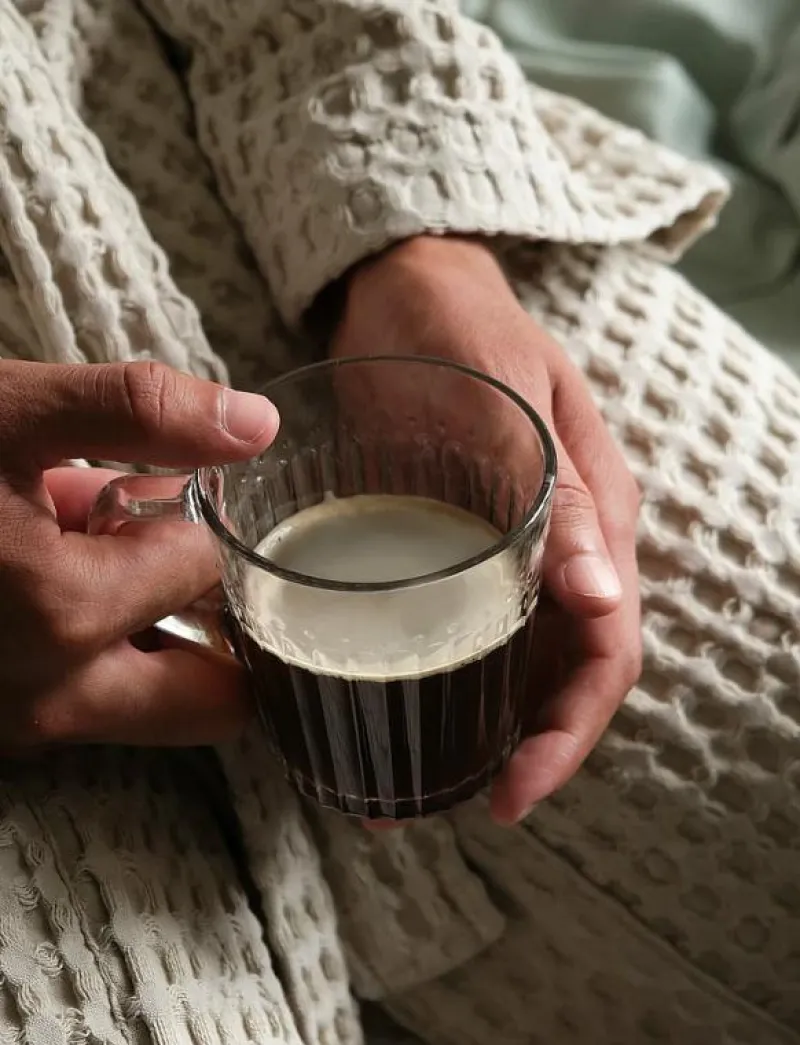 Big Waffle Bathrobe - Morgonrock|The Organic Company Best