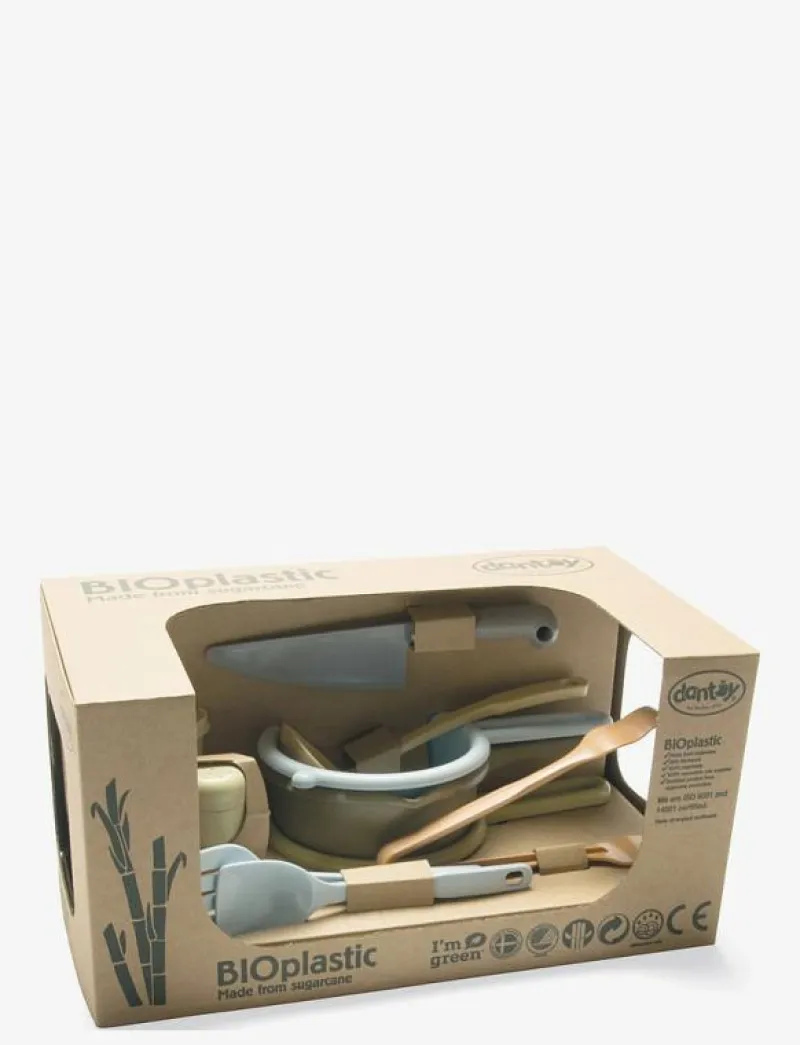 Dantoy BIO KITCHEN SET IN GIFT BOX - Tillbehör till leksakskök