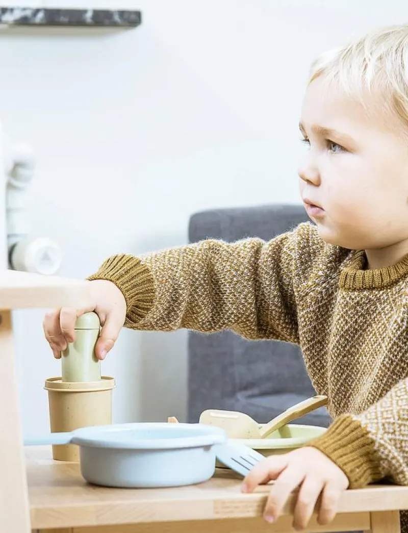 Dantoy BIO KITCHEN SET IN GIFT BOX - Tillbehör till leksakskök