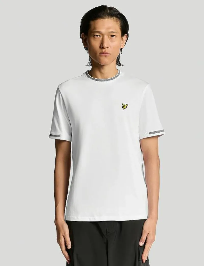 Birdseye Half Tipped T-Shirt - Kortärmad t-shirt|Lyle & Scott Discount