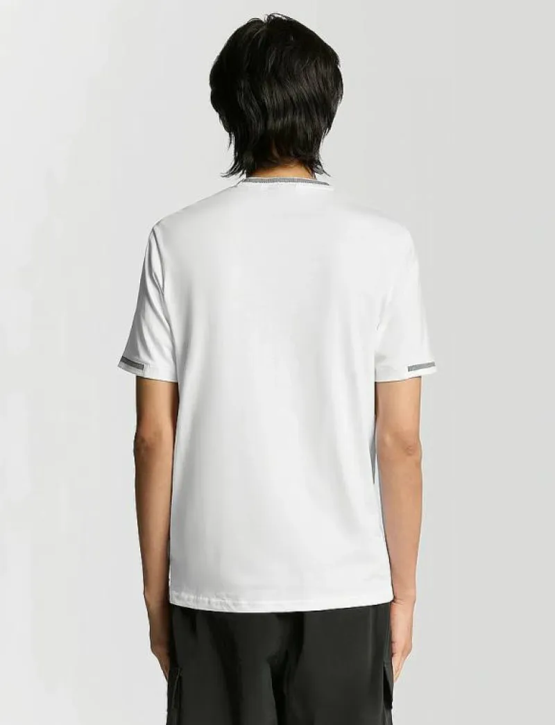 Birdseye Half Tipped T-Shirt - Kortärmad t-shirt|Lyle & Scott Discount
