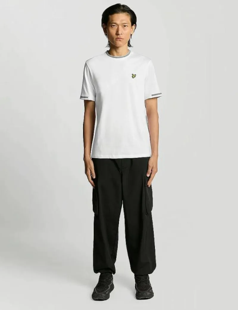 Birdseye Half Tipped T-Shirt - Kortärmad t-shirt|Lyle & Scott Discount