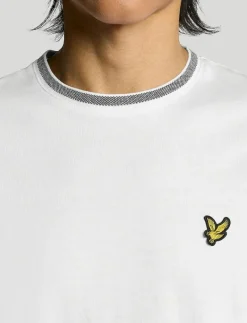 Birdseye Half Tipped T-Shirt - Kortärmad t-shirt|Lyle & Scott Discount