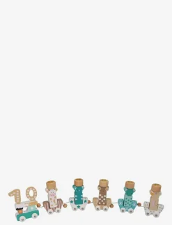 Magni Toys Birthday Train "Animals", Green/Brown - Festartiklar