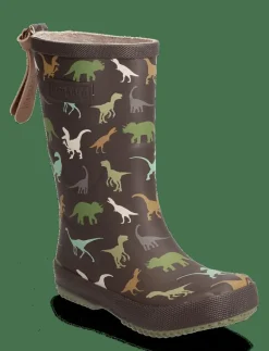 Bisgaard basic rubber - Höga gummistövlar BROWN DINO