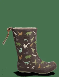 Bisgaard basic rubber - Höga gummistövlar BROWN DINO