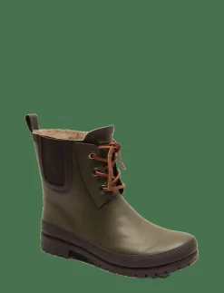 Bisgaard rain wool - Fodrade Gummistövlar GREEN Discount