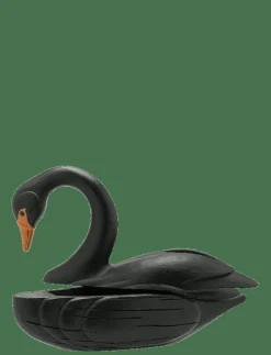 Anna + Nina Swan Trinket Box - Träfigurer BLACK Best