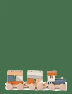 Kid's Concept Block train brown - Tåg MULTI Discount
