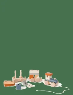 Kid's Concept Block train brown - Tåg MULTI Discount