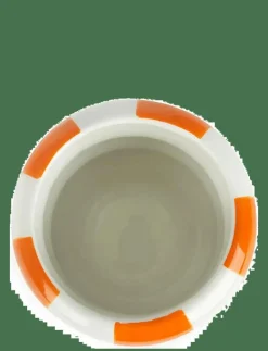 Balvi Blomkruka i keramik Floats, orange,12 cm - Krukor ORANGE/ WHITE