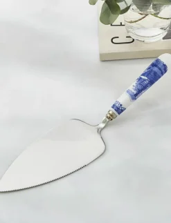 Spode Blue Italian Cake Slice - Tårtknivar BLUE / WHITE