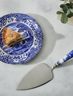 Spode Blue Italian Cake Slice - Tårtknivar BLUE / WHITE