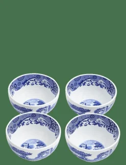 Blue Italian Dip Bowls - Set of 4 - Skålar & Fat|Spode Clearance