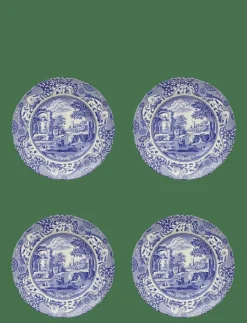 Blue Italian Lunch Plate 4-pack - Mattallrikar|Spode Sale