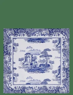 Spode Blue Italian Napkins - Set of 4 - Tygservetter BLUE / WHITE Best