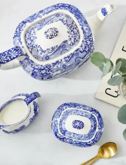 Blue Italian Sugar Box - Sockerskålar|Spode Clearance