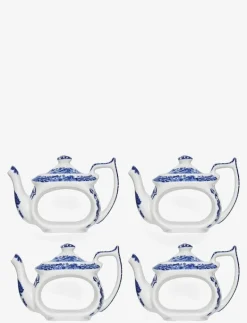Blue Italian Teapot Napkin Rings - Set of 4 - Servettringar & Servettställ|Spode Hot