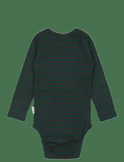 Body L/S Modal Striped - Långärmad body|Petit Piao Best