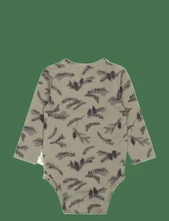 Body L/S Printed - Långärmad body|Petit Piao Sale