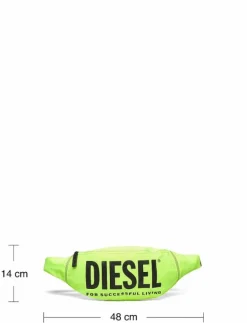 Diesel BOLD MAXIBELT belt bag - Magväskor FLUO YELLOW Sale