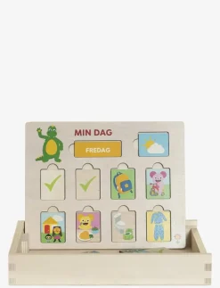 Teddykompaniet Bolibompa - Min Dag Aktivitetskalender - Träpussel MULTI Discount