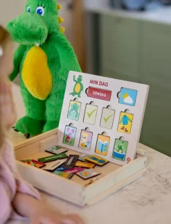 Teddykompaniet Bolibompa - Min Dag Aktivitetskalender - Träpussel MULTI Discount