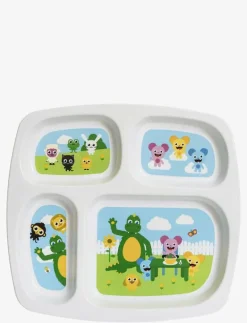 Teddykompaniet Bolibompa- 4-fack tallrik - Serveringsset WHITE Clearance
