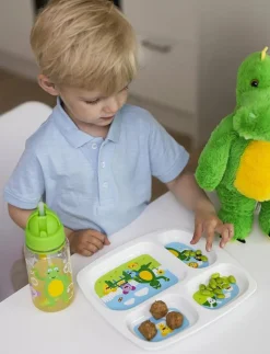 Teddykompaniet Bolibompa- 4-fack tallrik - Serveringsset WHITE Clearance