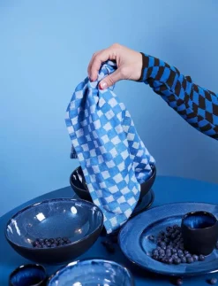 Bomullsservett Checki - Tygservetter|Byon Discount