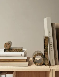 WOUD Booknd - Bokstöd BROWN MARBLE Online