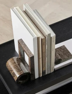 WOUD Booknd - Bokstöd BROWN MARBLE Online