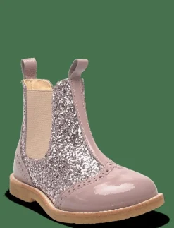 ANGULUS Booties - flat - with elastic - Stövlar & Kängor 1387/4033/077 FADED ROSE/BLOSS Outlet