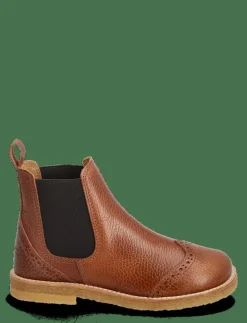 ANGULUS Booties - flat - with elastic - Stövlar & Kängor 2509/002 MEDIUM BROWN Online