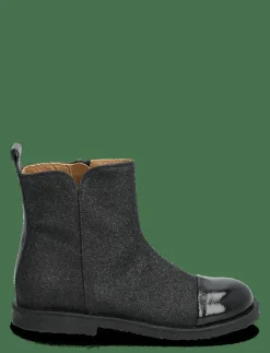 Booties - flat - with zipper - Stövlar & Kängor|ANGULUS Outlet