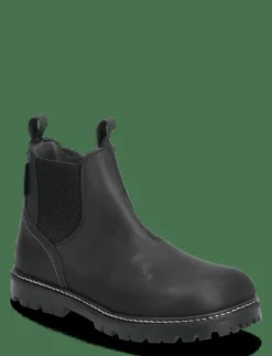 ANGULUS Booties - flat - with zipper - Stövlar & Kängor 1652/053 BLACK/BLACK Clearance