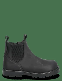 ANGULUS Booties - flat - with zipper - Stövlar & Kängor 1652/053 BLACK/BLACK Clearance