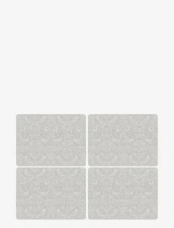 Morris & Co Bordsunderlägg Pure Strawberry Thief 4-p - Servering GREY Hot