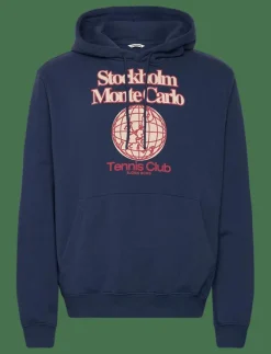 Björn Borg BORG CLASSIC PRINT HOODIE - Huvtröjor SARGASSO SEA Outlet