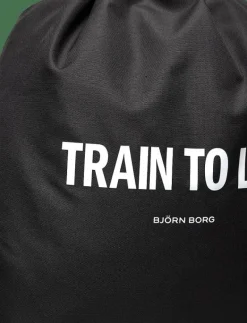 Björn Borg BORG LOGO DRAWSTRING BAG - Gymväskor BLACK BEAUTY Clearance