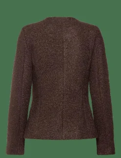 Bouclé jacket with jewel buttons - Enkelknäppta kavajer|Mango Online