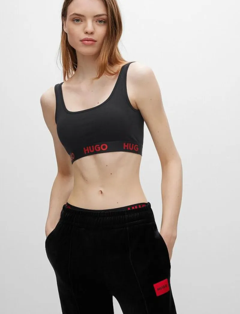 BRALETTE SPORTY LOGO - Bh-linnen|HUGO Discount