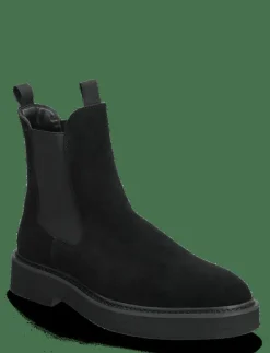 Steve Madden Brantley - Chelsea boots BLACK SUEDE Clearance