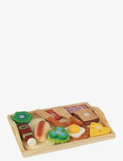 Breakfast tray with accessories - Leksaksmat & Leksakstårtor|Magni Toys New