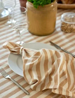 Himla Bretagne Napkin - Tygservetter WHEAT New